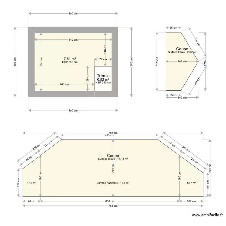 ML25002333 coupe . Plan de 