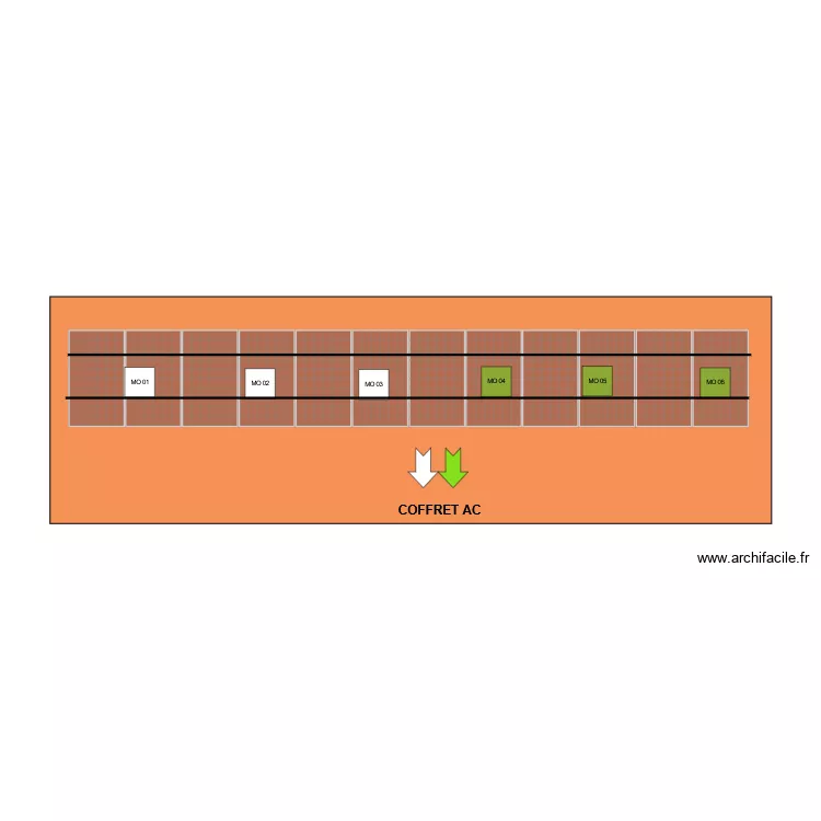 COKSAY. Plan de 