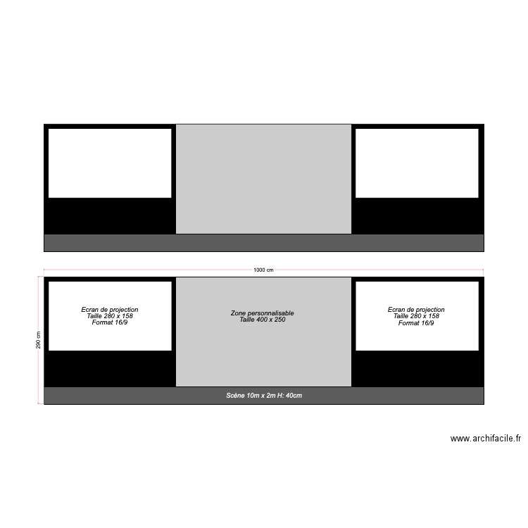 exemple Be-Matrix. Plan de 0 pièce et 0 m2