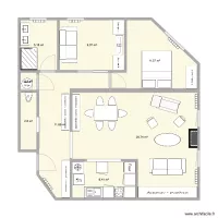 appartement 80 m2 Version 3