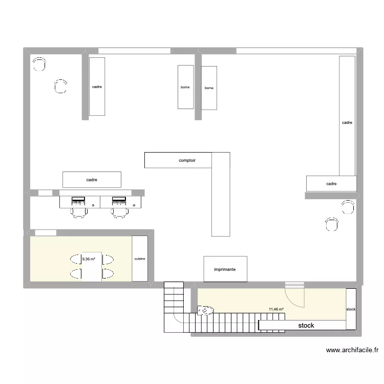 plan magasin . Plan de 