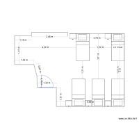 CHAMBRE GARAGE AVEC 6 LITS DONT UN LIT ETAGE