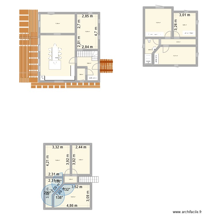 10 BIS. Plan de 15 pièces et 154 m2