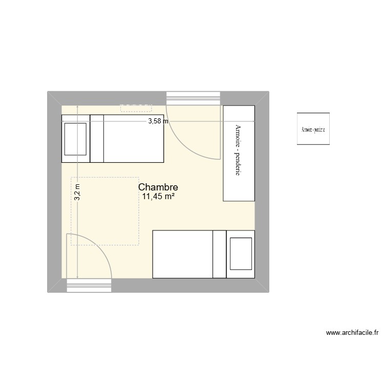 HENRY. Plan de 0 pièce et 0 m2