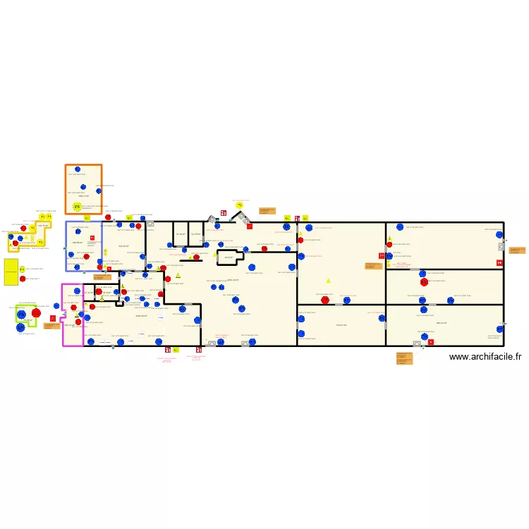 LACROIX EMBALLAGE JUVIGNY LE TERTRE. Plan de 19 pièces et 11421 m² LACROIX EMBALLAGE JUVIGNY LE TERTRE. Plan de 19 pièces et 11421 m²