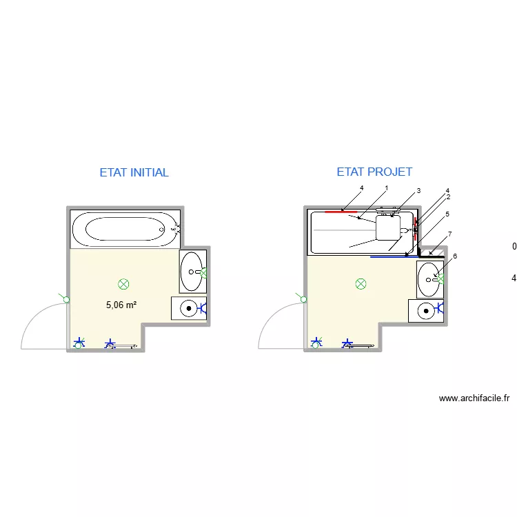 HUGUENIN-JAUME. Plan de 