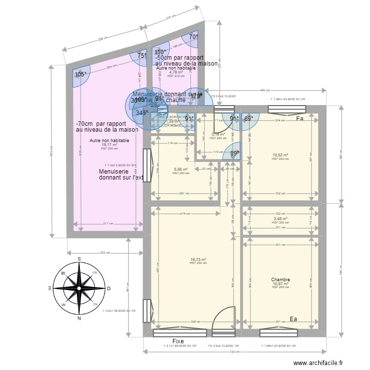 ML23009245. Plan de 9 pièces et 78 m2