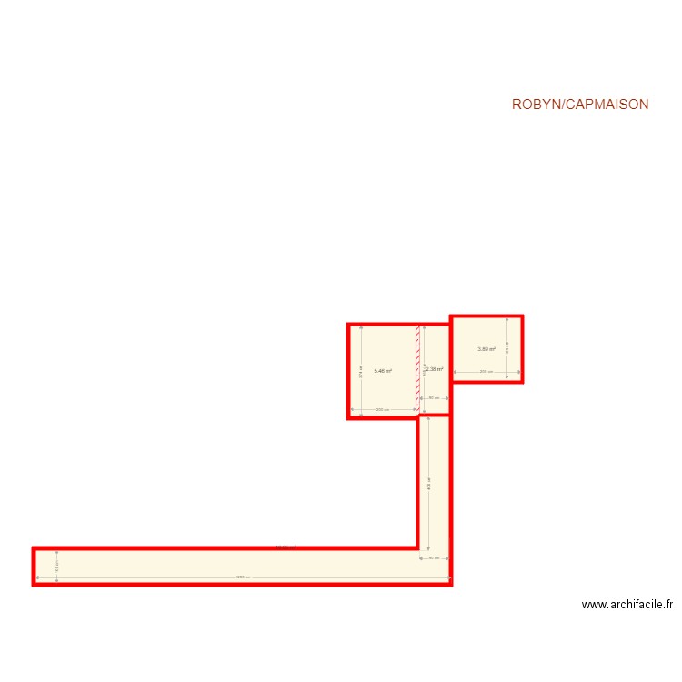 ROBYN (2). Plan de 4 pièces et 28 m2