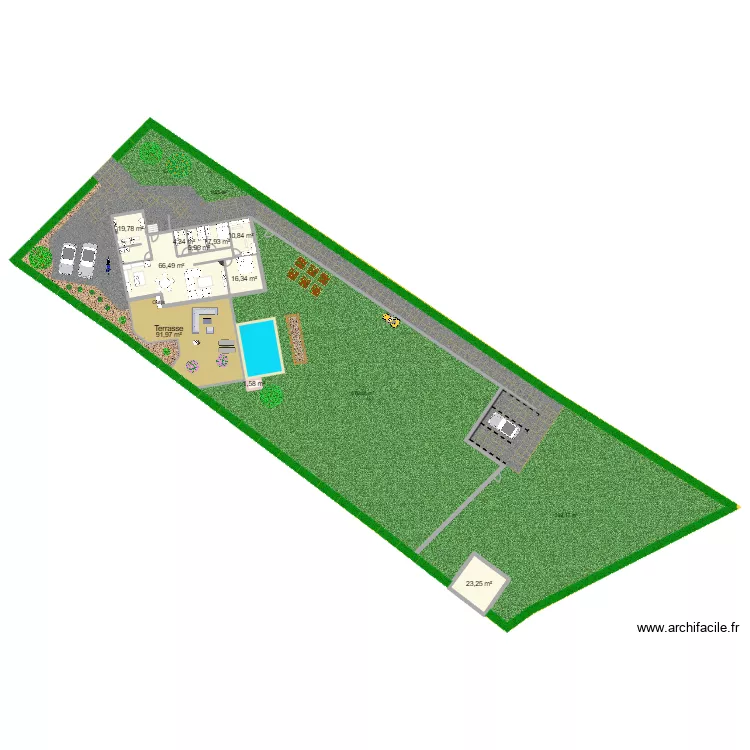 Maison Varilhes. Plan de 10 et 248 m² Maison Varilhes. Plan de 10 et 248 m²