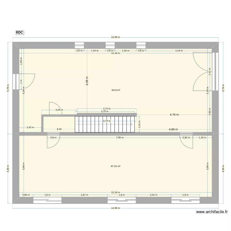 Reconstruction Maison 2026-01-19. Plan de 16  et 338 m²