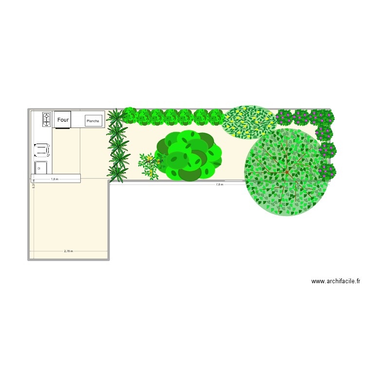 terrasse_3. Plan de 1 pièce et 34 m2