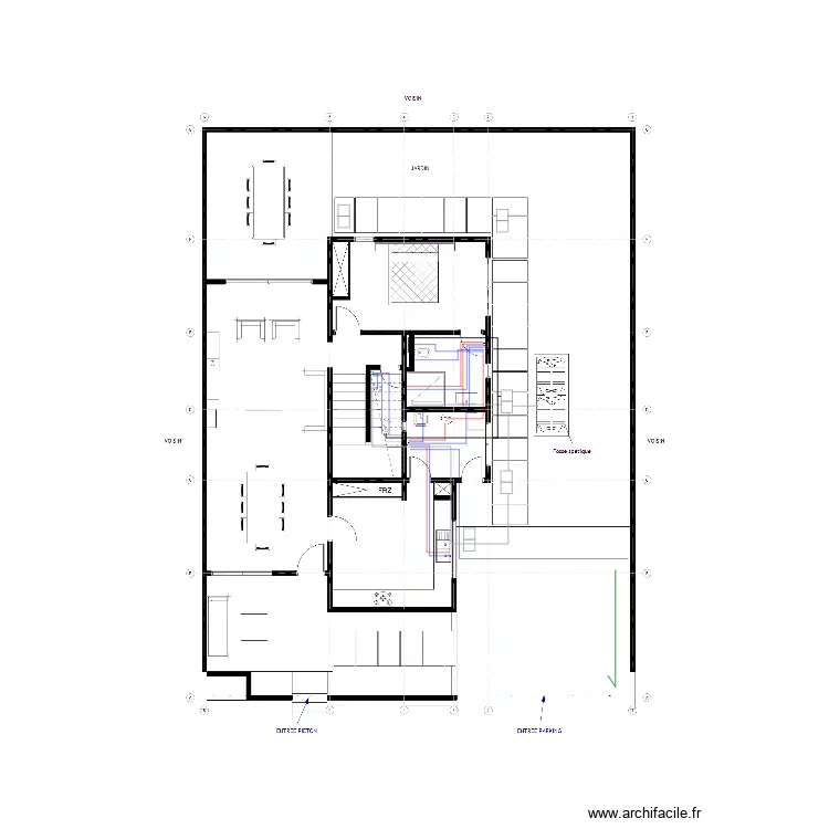 PLOMB B. Plan de 