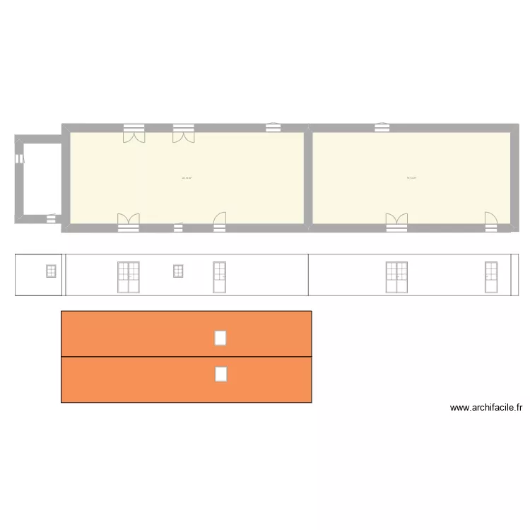 facade mornay. Plan de 