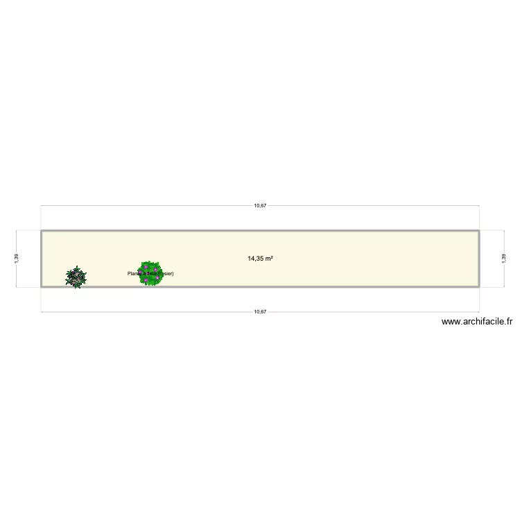 Exterieur Piscine Bonfils. Plan de 