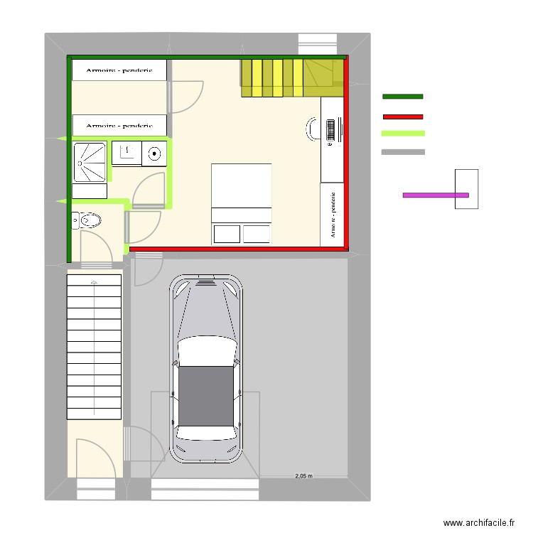 maison sainte Sophie 1. Plan de 22 pièces et 226 m2