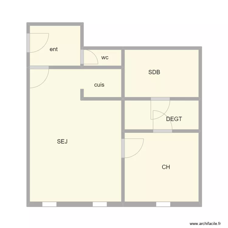 BUFFALAN 99 Reuilly. Plan de 