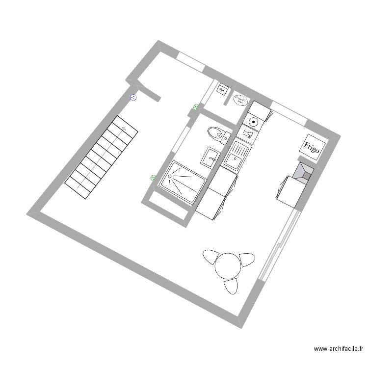 Grange. Plan de 0 pièce et 0 m2