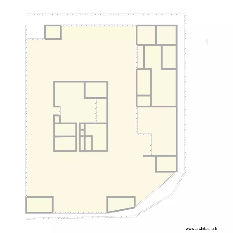 Richter Many Betouna. Plan de 23 Pièces et 133 m²