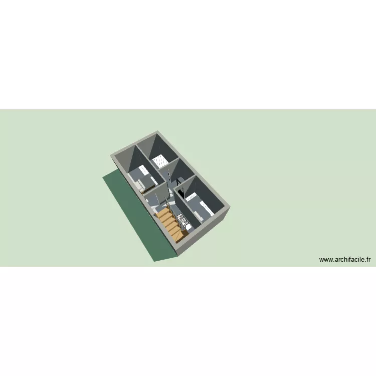 coerse. Plan de 1  et 29 m²