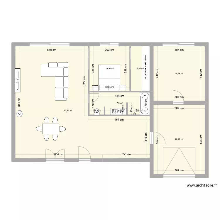 Maison Yo. Plan de Maison Yo. Plan de