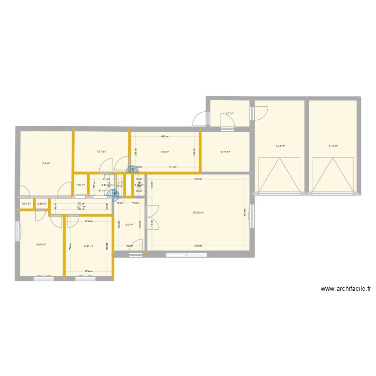 Futur maison. Plan de 0 pièce et 0 m2
