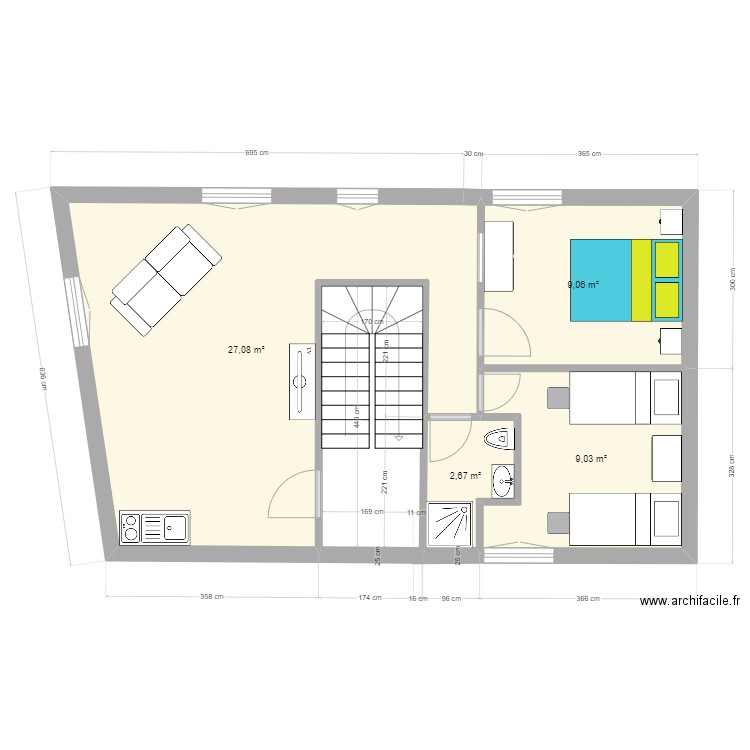 plan appart 2 bis 2. Plan de 0 pièce et 0 m2