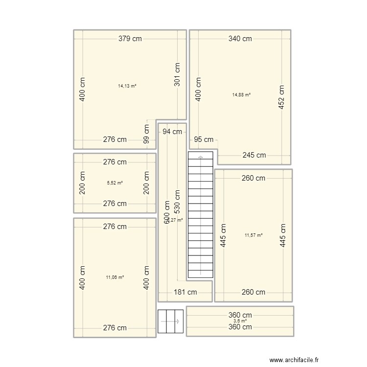 Etage Sol. Plan de 0 pièce et 0 m2