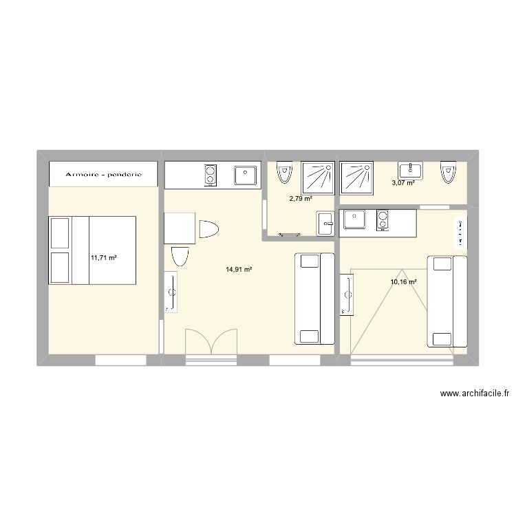 Dépendance maison PP. Plan de 0 pièce et 0 m2