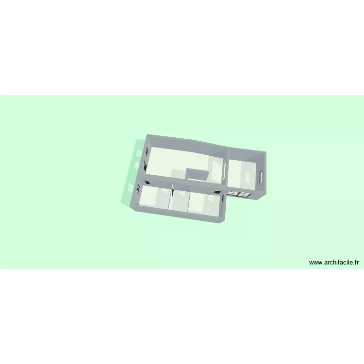 café. Plan de 5 pièces et 86 m² café. Plan de 5 pièces et 86 m²