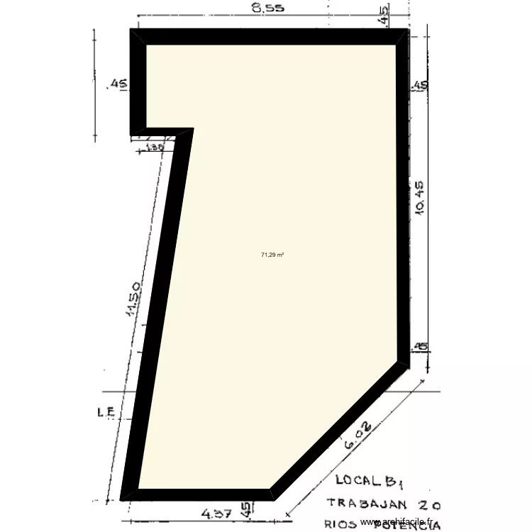 Combate RC. Plan de 7  et 139 m²