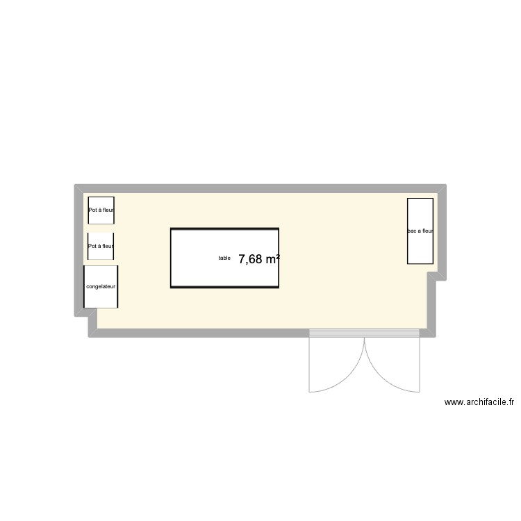 Chailly 44 Balcon. Plan de 0 pièce et 0 m2
