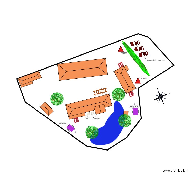 grange 1. Plan de 0 pièce et 0 m2