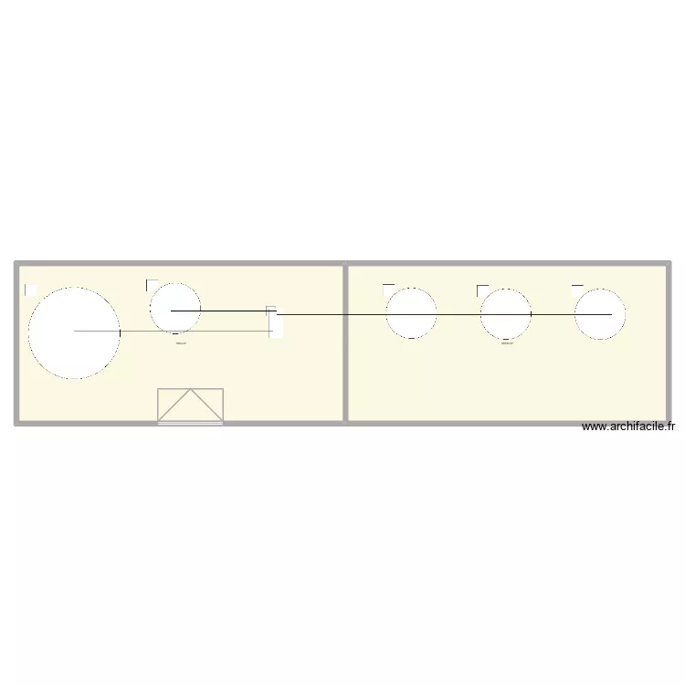 faf. Plan de 2  et 377 m²