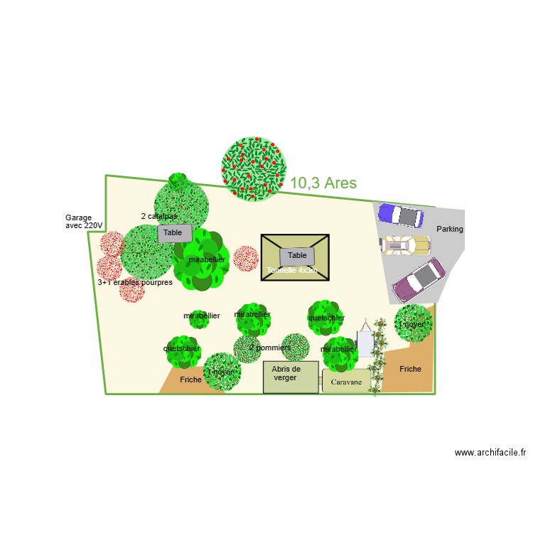 Version 2024 04. Plan de 1 pièce et 16 m2