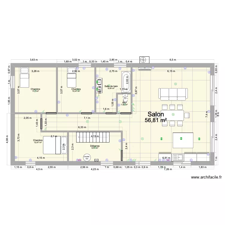 MaisonV5. Plan de 9 Pièces et 226 m² MaisonV5. Plan de 9 Pièces et 226 m²