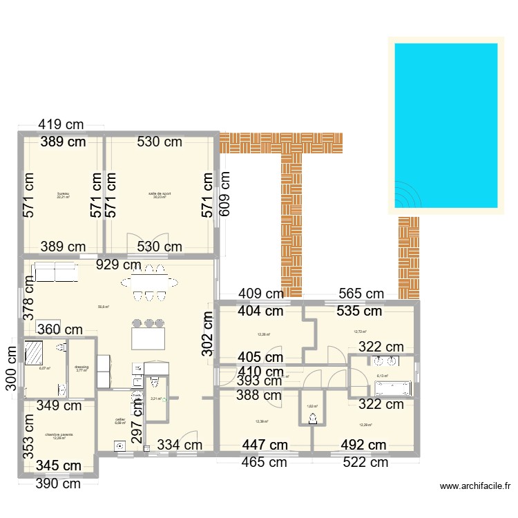 36 bis. Plan de 0 pièce et 0 m2