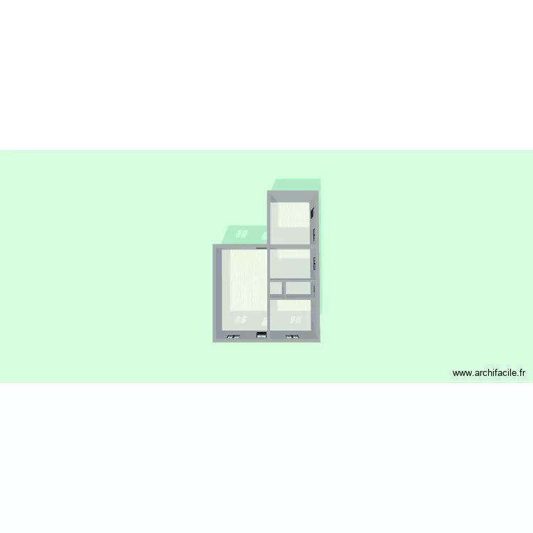 Stcharneca. Plan de 2  et 62 m²