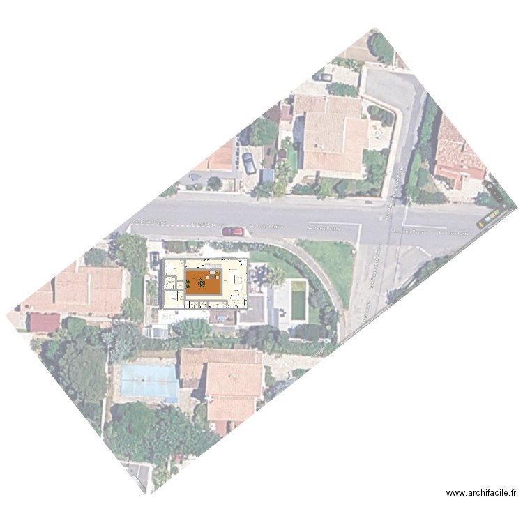 Samani. Plan de 9 pièces et 147 m2