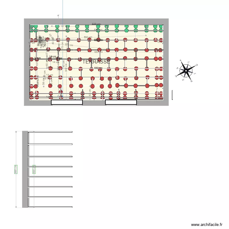 TERRASSE LAMBOURDES ET PLOTS 21 09 2026 final. Plan de 1 Pièce et 22 m² TERRASSE LAMBOURDES ET PLOTS 21 09 2026 final. Plan de 1 Pièce et 22 m²