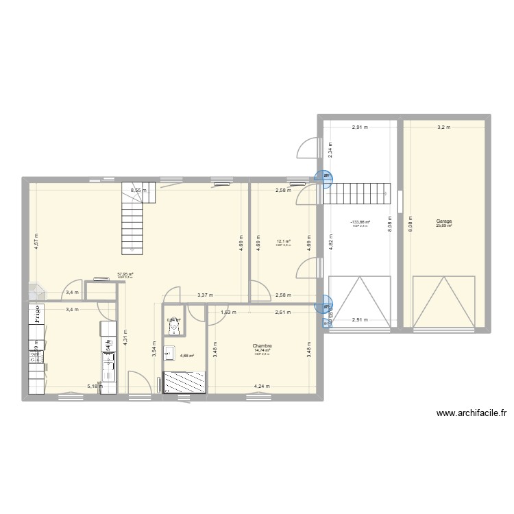 Maison Quimperlé. Plan de 0 pièce et 0 m2 Maison Quimperlé. Plan de 0 pièce et 0 m2