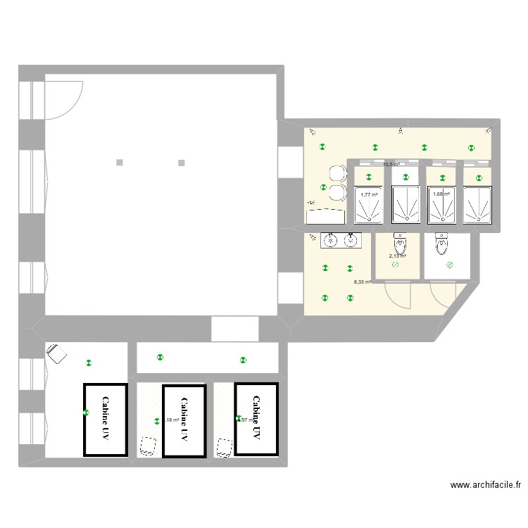 FLOW nouv 2. Plan de 7 pièces et 35 m2