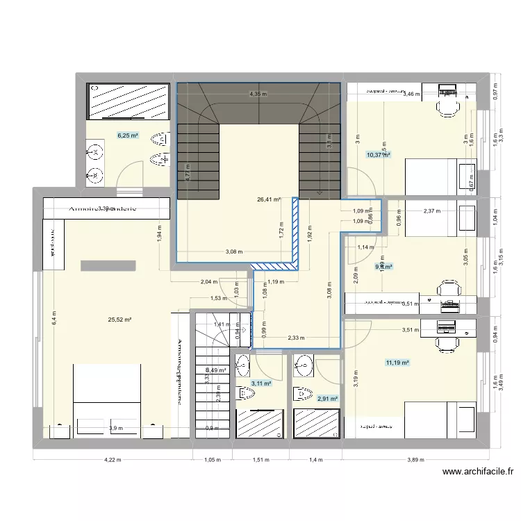 Sc&eacute;nario 22. Plan de 