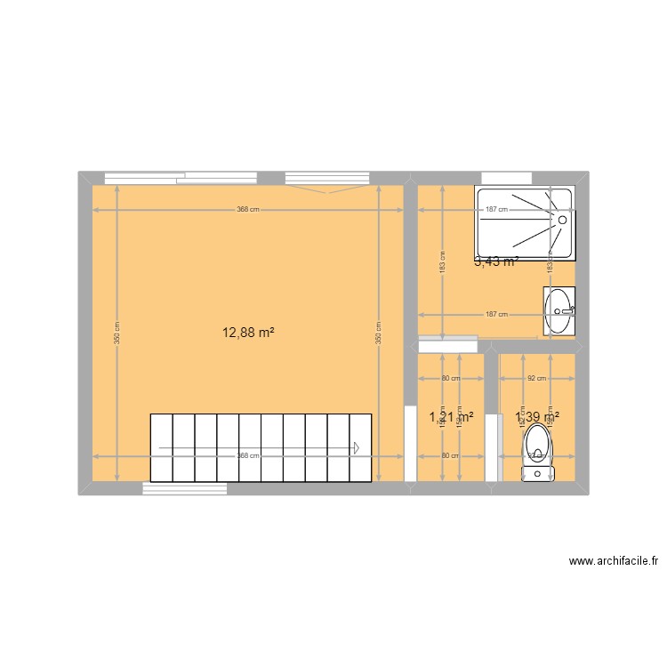 karine. Plan de 0 pièce et 0 m2