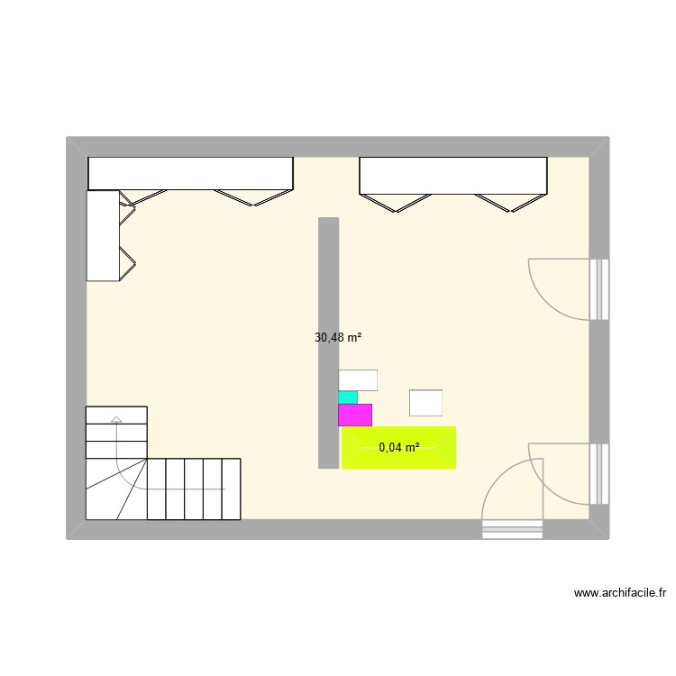 boul. Plan de 0 pièce et 0 m2