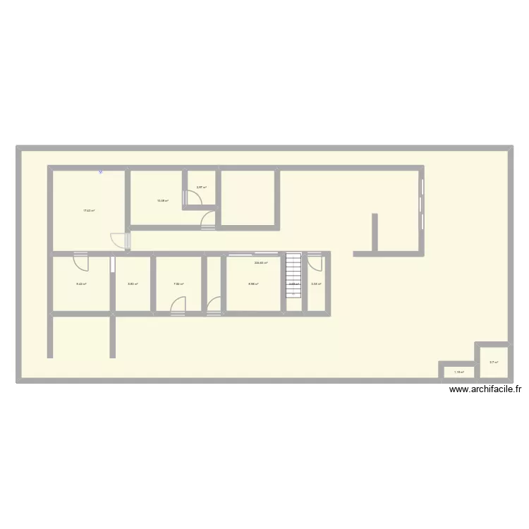 plan assinie. Plan de 12 Pièces et 393 m²
