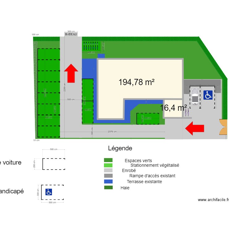 PROJET MAISON DE SANTE 13 places. Plan de 0 pièce et 0 m2