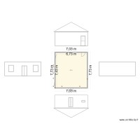plan et façades extension