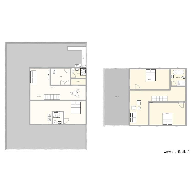 citron et lime sont les meilleures. Plan de 12 pièces et 339 m2