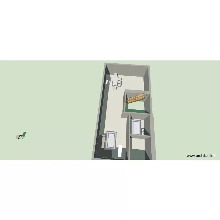 RDC Mahé. Plan de 2 et 79 m² RDC Mahé. Plan de 2 et 79 m²