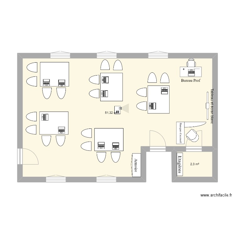 projet salle 20.23. Plan de 0 pièce et 0 m2